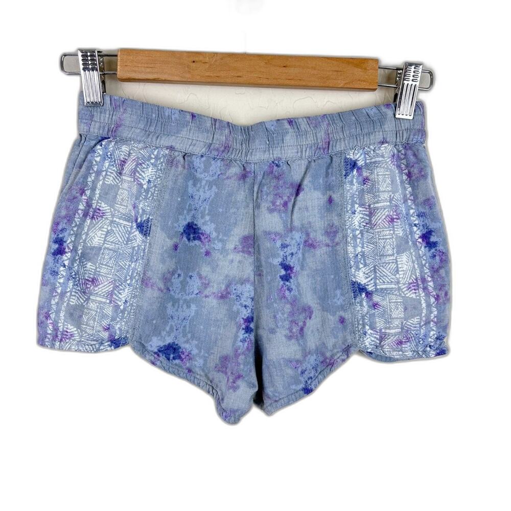 Ecote Urban Outfitters Tie Dye Pocket Pull On Short Womens Size XS Boho Festival